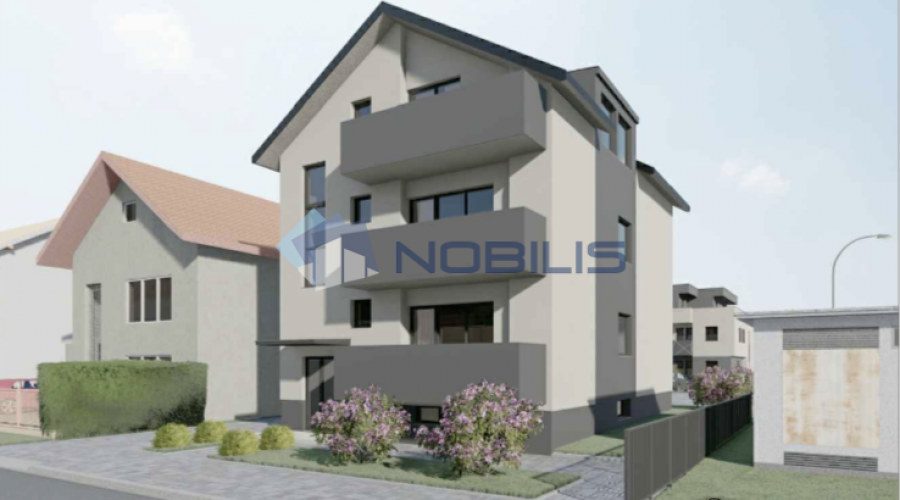 Varaždin, centar, trosobni stan 81.50 m2, 1. kat