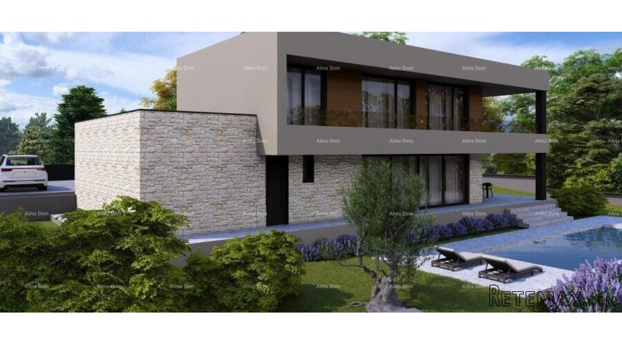 Građevinsko zemljište s idejnim projektom – Poreč, Žbandaj.. - 4