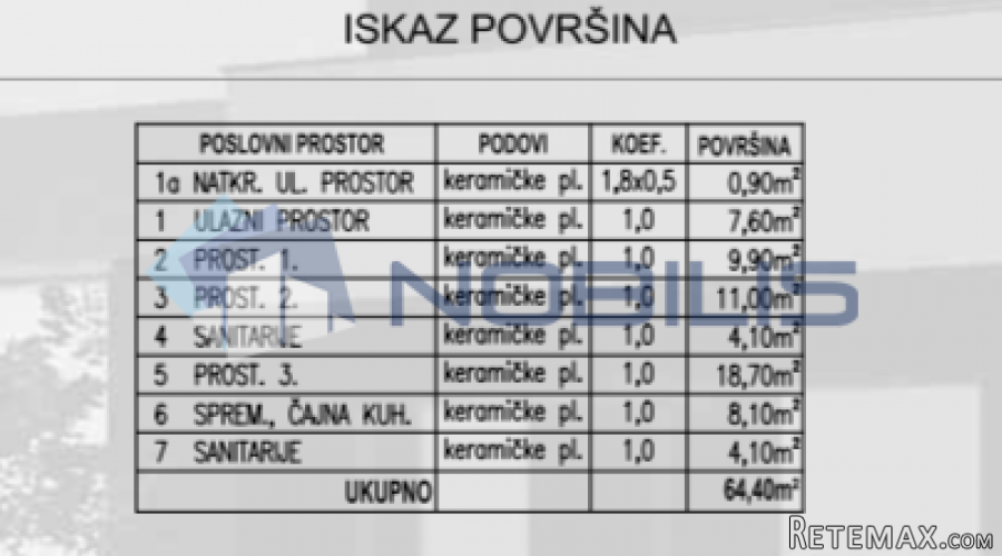 Varaždin, centar, poslovni prostor 64,40 m2 - 4