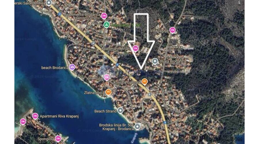 Šibenik, Brodarica, građevinsko zemljište 2223 m2 - 2