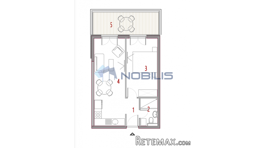 TOP PONUDA! Split, Trogir, Seget, moderan stan, 46.17 m2..