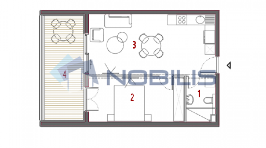 TOP PONUDA! Split, Trogir, Seget, moderan stan, 57.75 m2..