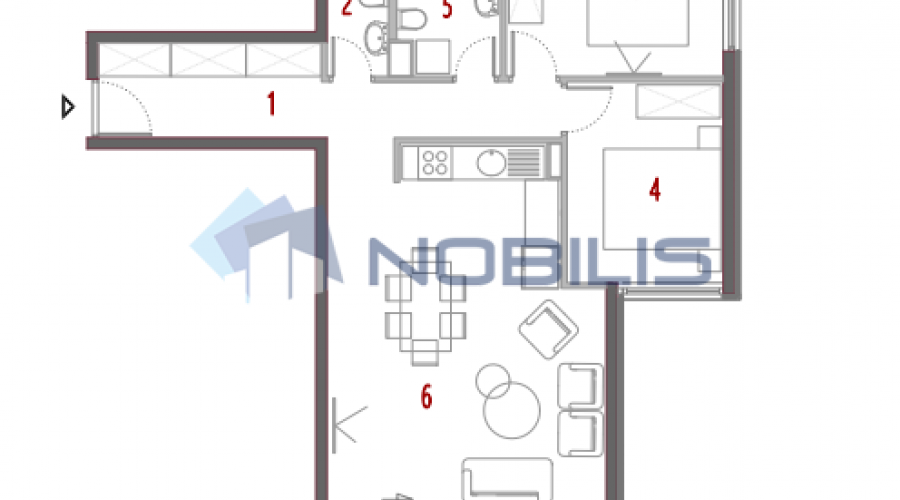 TOP PONUDA! Split, Trogir, Seget, dvosoban stan, 75.23m2..