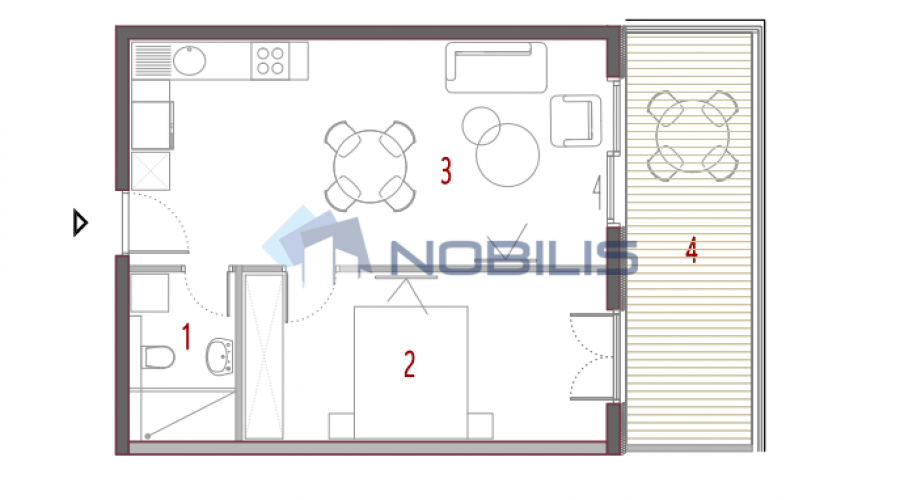 TOP PONUDA! Split, Trogir, Seget, moderan stan, 53.74 m2..