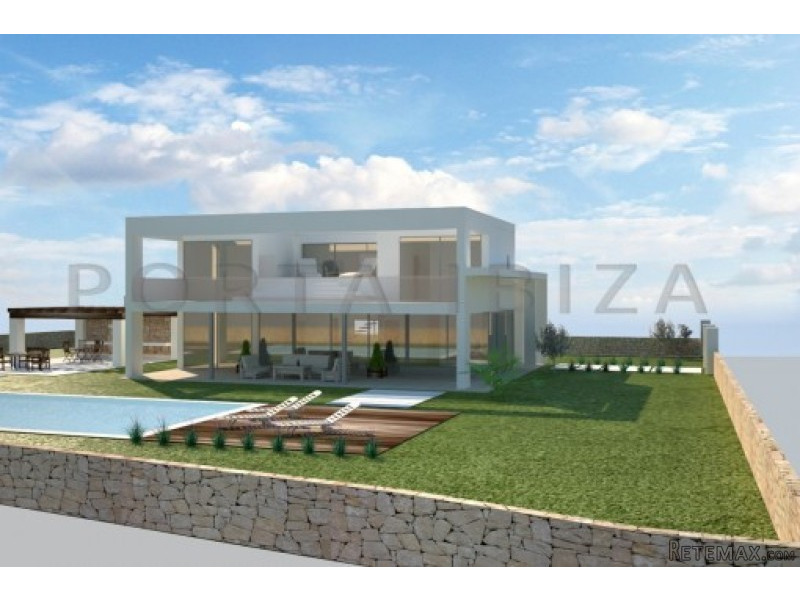 Plot in Cala Tarida with construction.. - 2