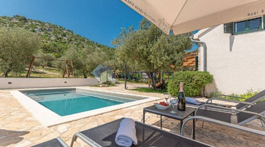 Vodice, kuća u masliniku, 3300 m2 okućnice - 3