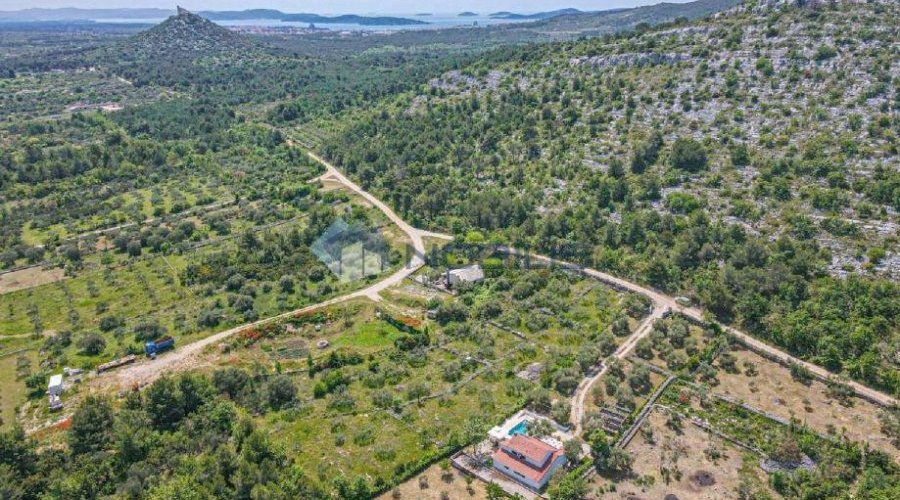Vodice, kuća u masliniku, 3300 m2 okućnice - 4