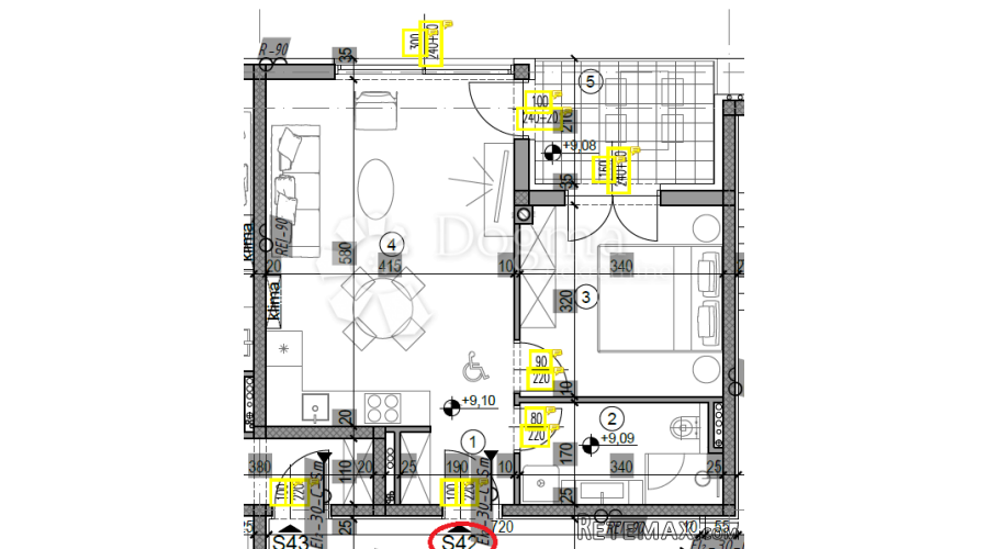 STAN 1S+DB, SA LOGGIOM - NOVOGRADNJA! (S42) - 3