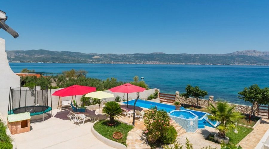 Private beach Seafront Villa on sale