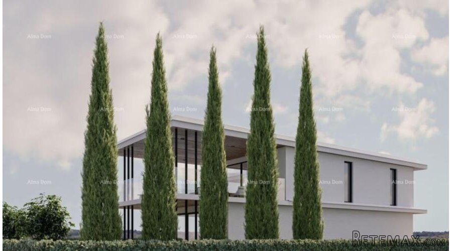 Kaštelir – moderna vila s bazenom i pogledom na more - 2