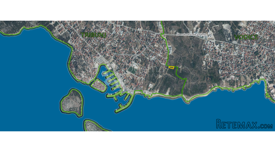 Atraktivno zemljište Vodice-Tribunj