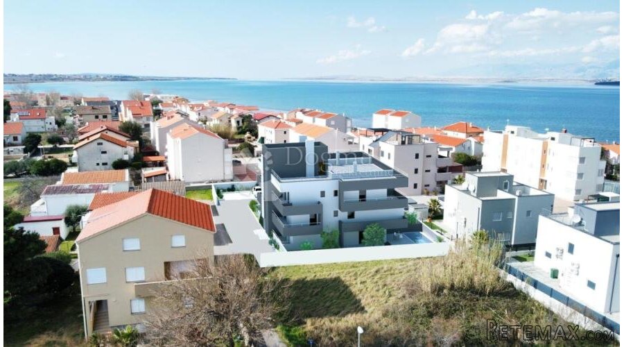 Penthouse S10 u Ninu, 100 m od mora, krovna terasa - 2