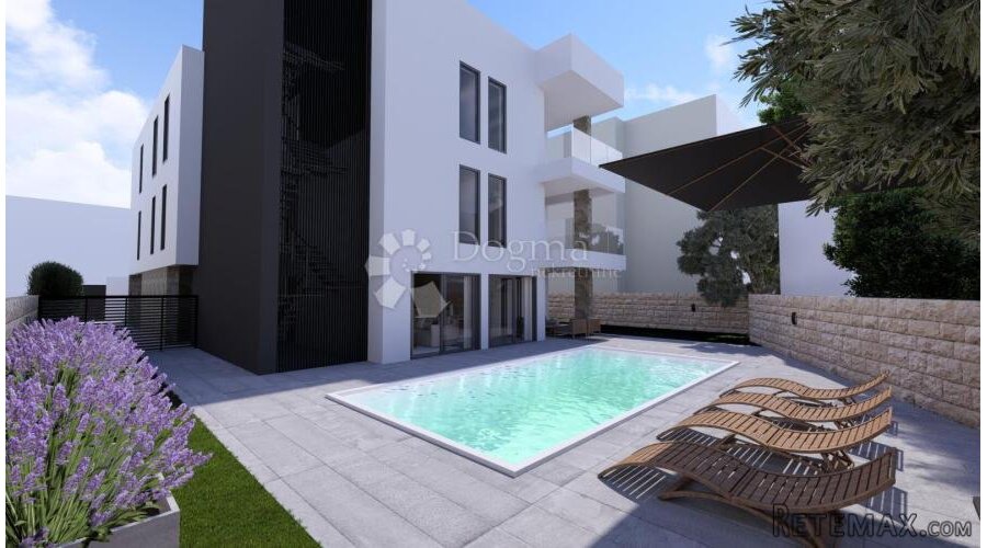 PETRČANE - S1 PPRIZEMLJE S BAZENOM I VRTOM OD 140m2