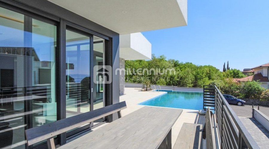 Kostrena, moderna vila s bazenom, 250m od plaže - 2