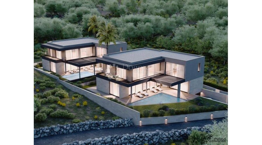 BILICE - ŠIBENIK - građevinsko zemljište sa projektom za dvi
