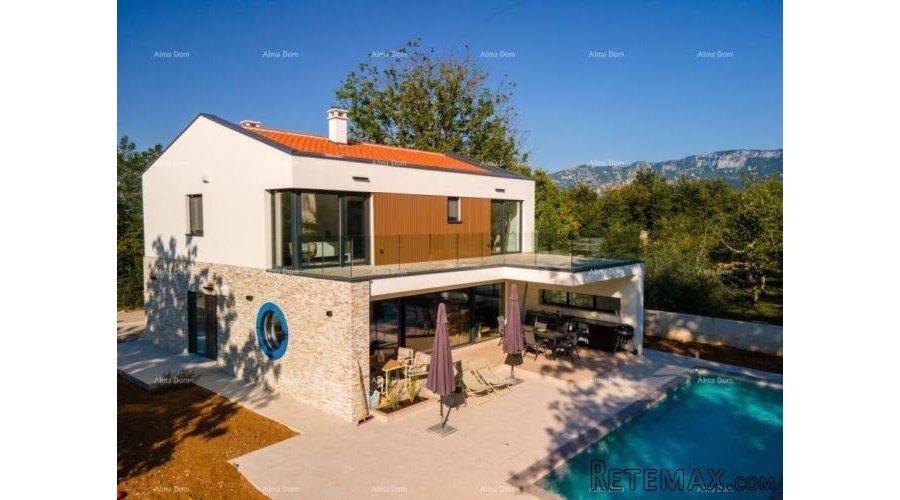 Moderna vila s bazenom, 218 m² – okolica Labina - 2