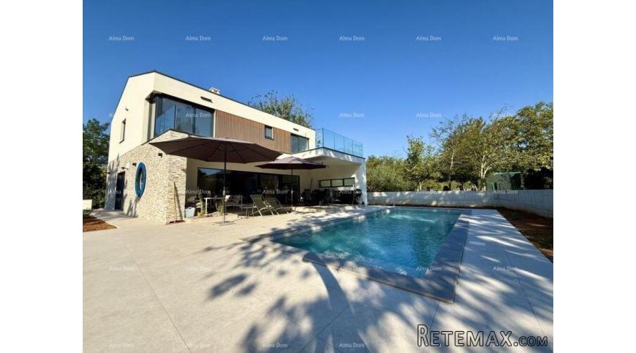 Moderna vila s bazenom, 218 m² – okolica Labina - 3