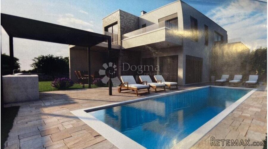 Tar-Vabriga Villa u izgradnji