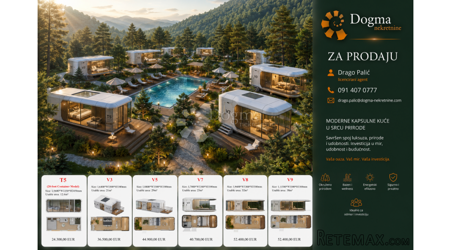 Prodaja staklenih kuća – investicijska prilika