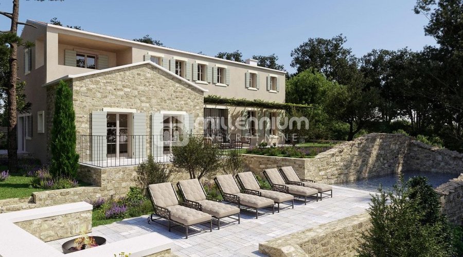 Istra, Brtonigla, exclusivna vila s kamenim bazenom - 3