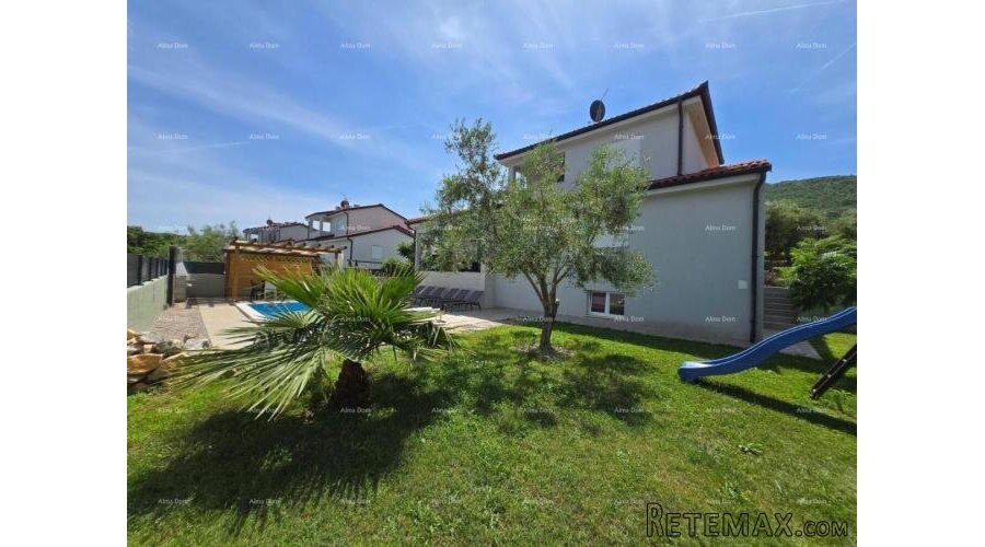 Raša – Vila s privatnim bazenom i vrtom - 5