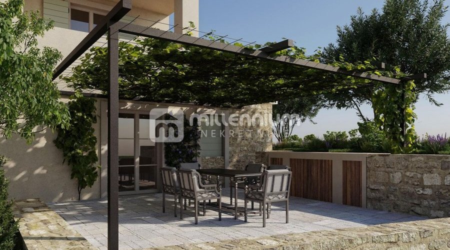 Istra, Brtonigla, exclusivna vila s kamenim bazenom - 9