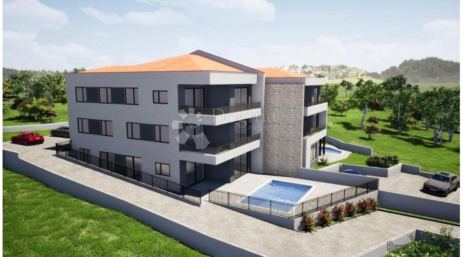 VRBNIK - GRAĐEVINSKO ZEMLJIŠTE S OTVORENIM POGLEDOM NA MORE - 2