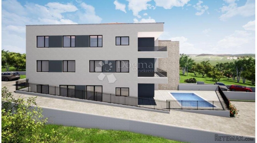 VRBNIK - GRAĐEVINSKO ZEMLJIŠTE S OTVORENIM POGLEDOM NA MORE - 3