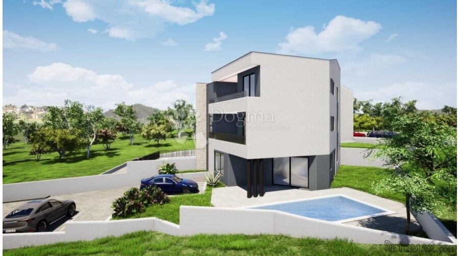 VRBNIK - GRAĐEVINSKO ZEMLJIŠTE S OTVORENIM POGLEDOM NA MORE - 8