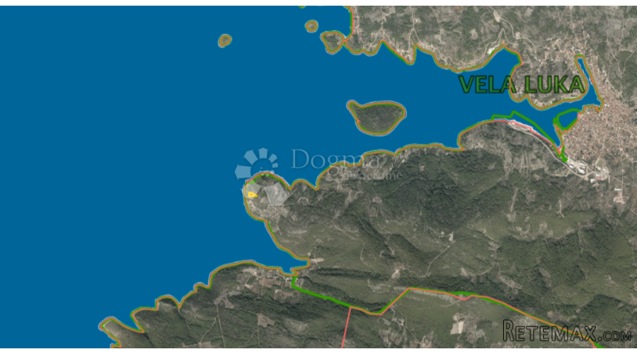 Investicija u prirodi uz more, Vela Luka.