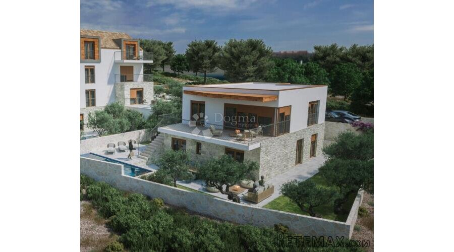 STIVAŠNICA - MEDITERANSKA VILLA S BAZENOM I POGLEDOM NA MORE