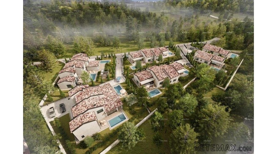 BARBAN - Građevinsko zemljište s projektom (duplex), 15 m.. - 3