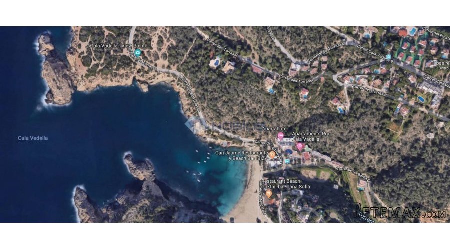 Ibiza, Cala Vadella, villa s bazenom, pogled na Sredozemno.. - 13