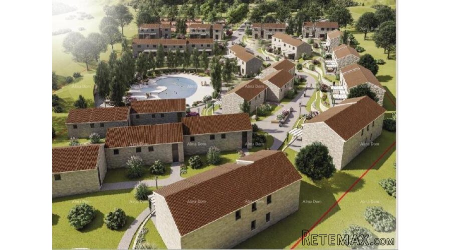 Zona T2, teren sa projektom za turističko naselje