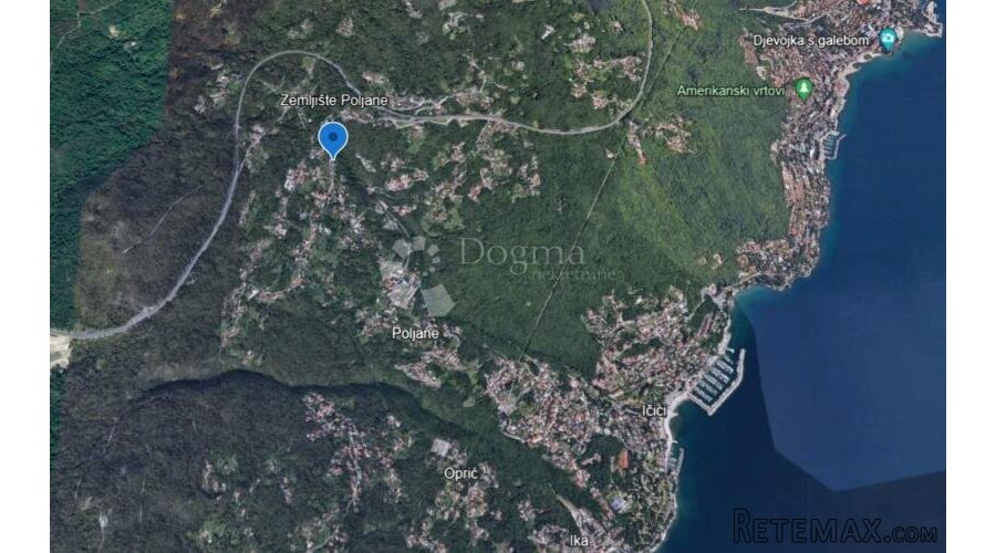 zemljište u Poljanama kod Opatije, s pogledom na Kvarner - 3