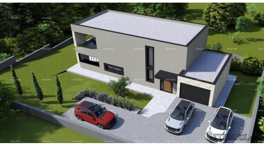 Građevinsko zemljište s idejnim projektom – Poreč, Žbandaj..