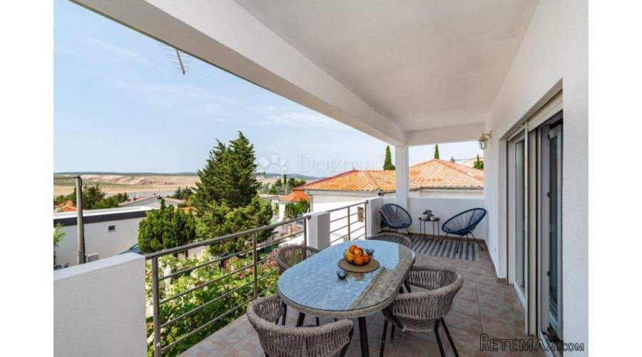 ROVANJSKA - DVOJNA KUĆA S DVA STANA, POGLED NA MORE - 3