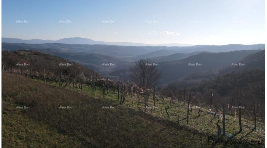 KAŠČERGA – Atraktivno građevinsko zemljište 1665 m2 s pogle..