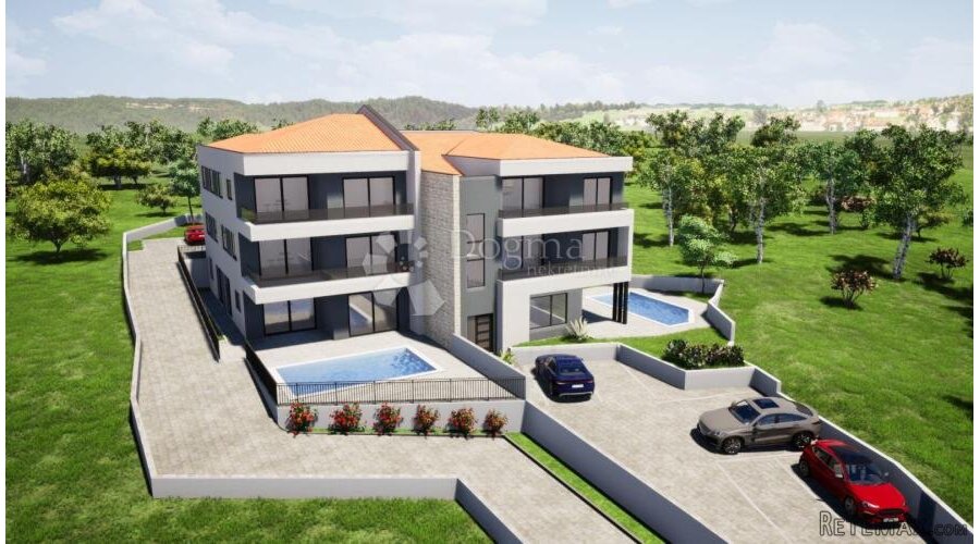 VRBNIK - GRAĐEVINSKO ZEMLJIŠTE S OTVORENIM POGLEDOM NA MORE