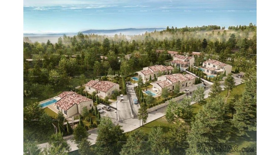 BARBAN - Građevinsko zemljište s projektom (duplex), 15 m..