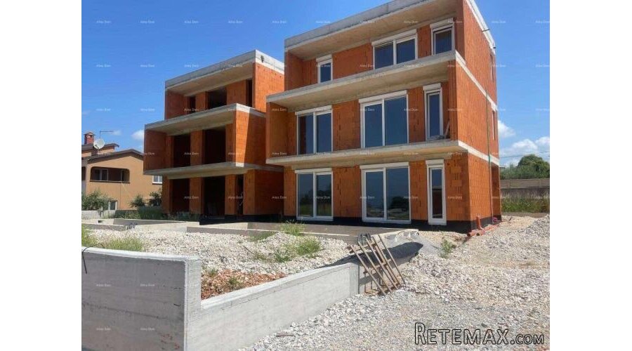 Poreč, Žbandaj, Dvoetažni stan 89 m² u novogradnji