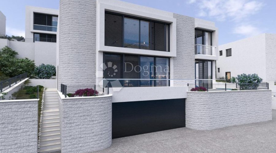 Villa s bazenom i pogledom na Rogoznički zaljev