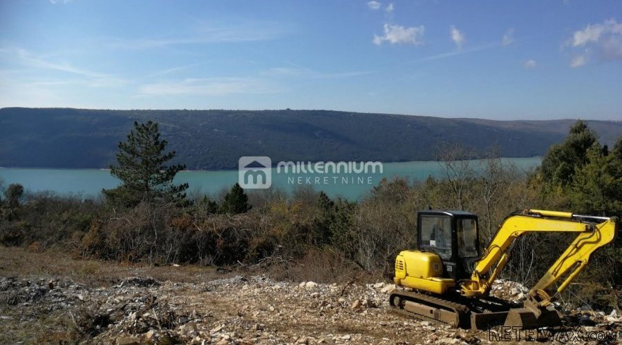 Istra, Labin, građevinsko zemljište, 1.299m2, pogled na more - 4