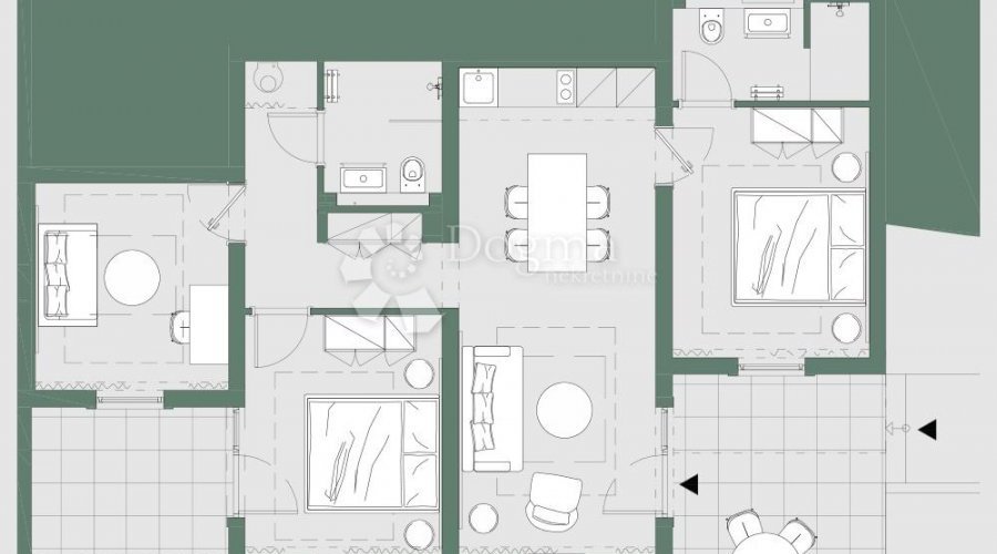 DALMACIJA, 100.10m2 3S+DB - 5