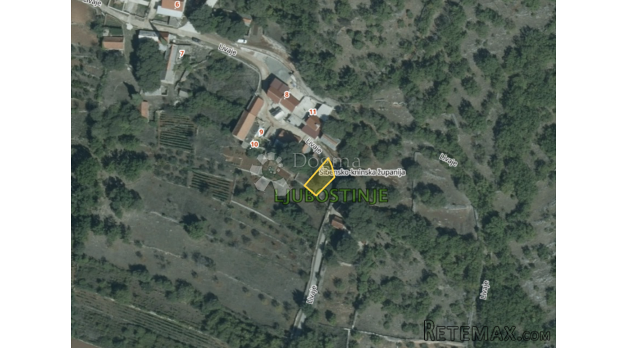 Građevinska parcela od 264 m2