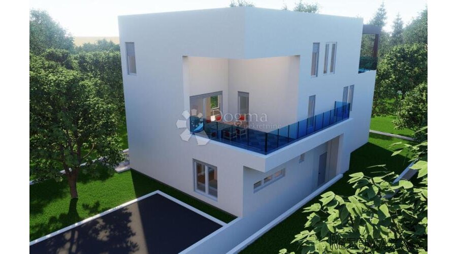 VODICE – PROSTRAN TROSOBAN STAN U NOVOGRADNJI
