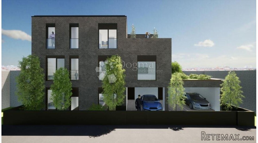 Moderan 3-soban stan s terasom u novogradnji,Gornja Dubrava