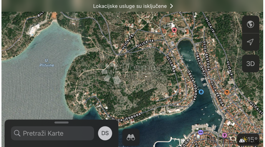 Vela Luka Vranac građevinsko zemljište