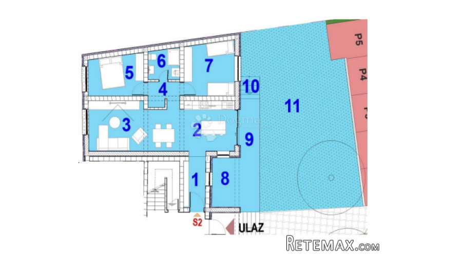 Dvosobni stan S-2 – prizemlje, novogradnja Virje - 2