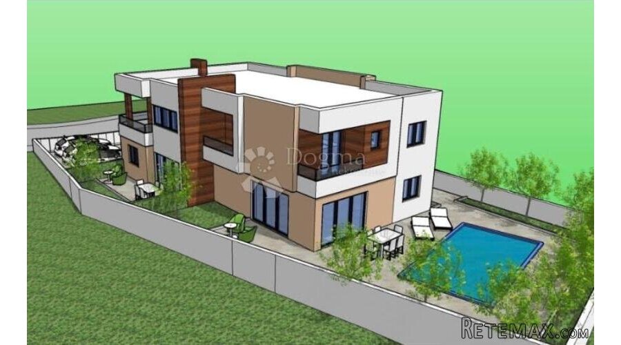 MODERAN DVOETAŽNI STAN S BAZENOM – VODICE